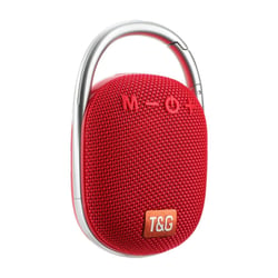 Mini Enceinte Bluetooth Portable Sans Fil Avec Lumière LED Pour Extérieur Son Surround 360° Rouge YONIS