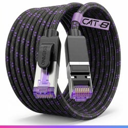 Câble éthernet réseau cat 8 RJ45 - 5 mètres - Noir - Oniverse