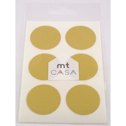 Masking Tape - Masking Tape MT Casa Seal Sticker rond en washi or - gold