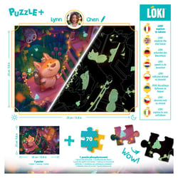 Puzzle 70 pièces - Loki Explore la Cabane - IELLO