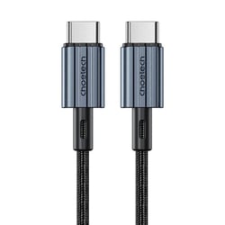 CHOETECH Câble Tressé USB-C vers USB-C PD60W Noir 1,2M