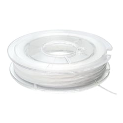 MégaCréa DIY - Fil nylon élastique transparent 0,8 mm x 8 m