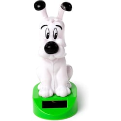 Figurine de collection - Idéfix - Astérix et Obélix - Plastique - Solaire - Blanc