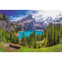 Puzzle 1500 pièces - Lac d'Oeschinen, Alpes, Suisse - Trefl