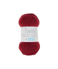 Pelote à tricoter TWIST - 100gr - Trimits 07 Rouge