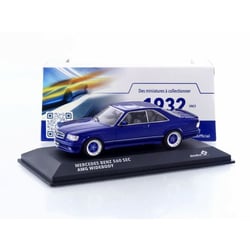 MERCEDES-BENZ 560 SEC AMG WIDEBODY LINARITE BLUE PEARL 1990 1/43