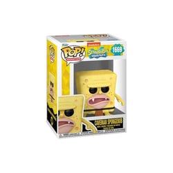 Bob l'éponge - Figurine POP! Bob l'éponge 25th Anniversary Caveman SB 9 cm - Funko