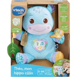 Peluche interactive Théo, mon hippo câlin - VTech Baby