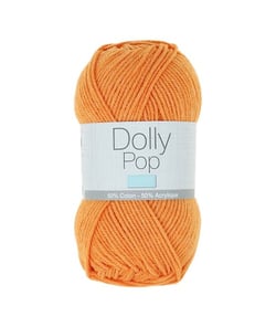 Fil à tricoter Coton et Acrylique Dolly Pop - Trimits 176 Orange