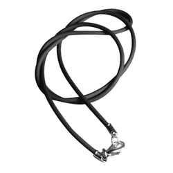 Collier en caoutchouc, 2mm 42cm, 1 pce
