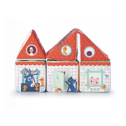 La ferme – Cubes a empiler - Lilliputiens - Orange
