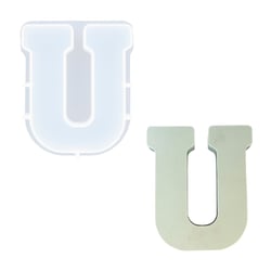 Moule en silicone 13cm x 15,5cm x 3,5cm - Lettre U
