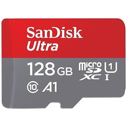Carte mémoire MicroSDXC - SANDISK - 128 Go - 140 Mo/s - Adaptateur SD inclus