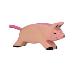 Figurine Holtztiger Porcelet marchant