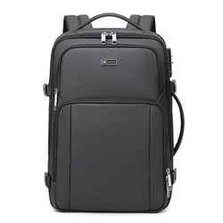 Sac À Dos Ordinateur 15.6 Pouces Avec Ports USB Type-C Anti-Vol Élégant Noir Gris YONIS
