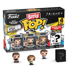 Friends - Pack 4 figurines Bitty POP! Joey 2,5 cm - Funko