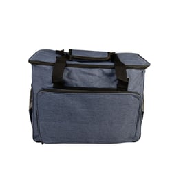 Sac pour machine à coudre/surjeteuse bleu marine 40x24x35cm