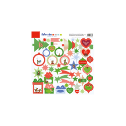 Feuille de stickers Noël lutins ARTEMIO