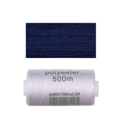 Bobine 500m fil polyester Bleu de France