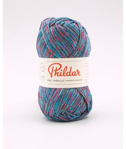 Pelote de Coton PHIL TIMBALLO - Phildar Cosmos Bleu