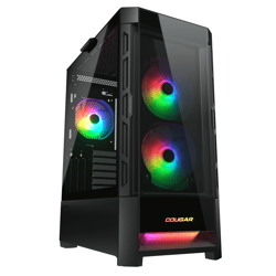 Boitier PC Gaming - Cougar Gaming - BOITIER DUOFACE PRO RGB + 2 PANNEAUX NOIR
