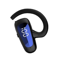 Ecouteurs Bluetooth Conduction Os LED Affichage Stéréo Haute Qualité Audio Bleu YONIS