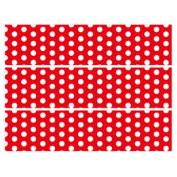Contours de gâteaux - Pois Blanc/Rouge