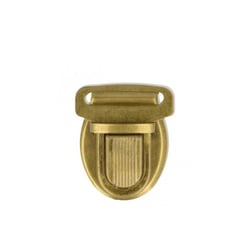 Attache cartable couleur or antique 3,2cm x 3,7cm