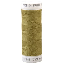 Fil à coudre polyester 100m made in France - jaune saule 545