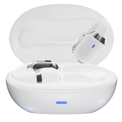 Ecouteurs Bluetooth Sport Rose Etanche IPX5 Avec Réduction De Bruit Et Longue Autonomie Blanc YONIS