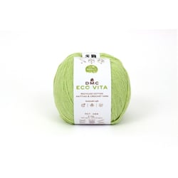 DMC - Fil Coton Recyclé Eco Vita 3mm 100g Tricot et Crochet Col. 138 vert