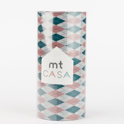 Masking tape MT CASA - Jacquard (argyle pink) - Largeur 100mm - 10 m x 100mm
