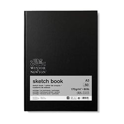 Cahier de croquis relié papier esquisse 170g/m2 50 pages A3 - Winsor&Newton
