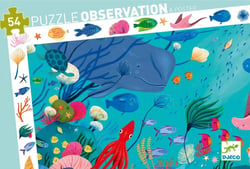 Puzzle Observation 54p Aquatique - Djeco