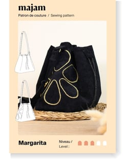 Patron couture Sac bourse - Margarita,Format: Pochette