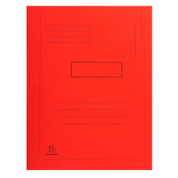 Chemise imprimée à 2 rabats Forever® 290g/m2 - 24x32cm - Rouge - x 50 - Exacompta