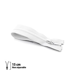 Fermeture éclair Z48 - PRESTILON 4 mm 15 cm - Non Séparable