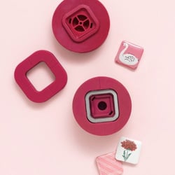 Kit 10 badges carrés Button press - We R
