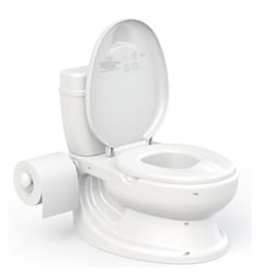 Pot toilette blanc réaliste bébé - mini wc apprentissage propreté - education
