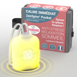 Appareil Anti-Stress Relaxation et Méditation pour Dormir - Sommeil et Bien-Etre - ZENSPIRE POCKET