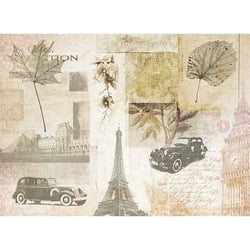 1 feuille de papier de riz 29,7 x 42 cm Itd Collection VINTAGE PARIS 381L
