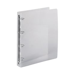Classeur 4 anneaux 30 mm polypropylène Crystal - A4 maxi - Cristal - x 20 - Exacompta