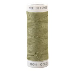 Fil à coudre polyester 100m made in France - Vert Kaki 536