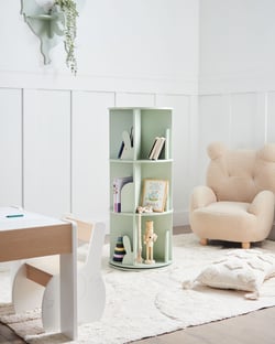 Bibliothèque MDF Vert clair CANEY - Beliani