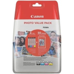 CANON Pack de 4 cartouches d'encre CLI-571 XL Noir/Cyan/Magenta/Jaune
