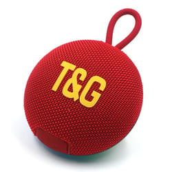 Mini Enceinte Bluetooth Portable Étanche Avec Lumières RGB Et Son Dynamique Rouge YONIS
