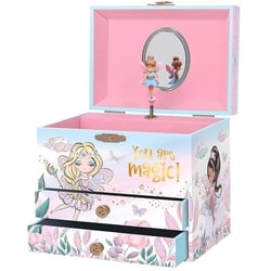 Boîte à Bijoux Musicale - Princesse Féérique double tiroirs - Giggle & Honey