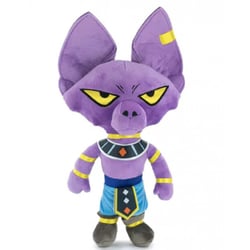 Peluche dragon ball z : beerus 26 cm - peluche licence manga - NICOTOY