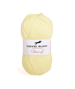 Fil à tricoter UTTACRYL - Cheval Blanc 43 CITRON