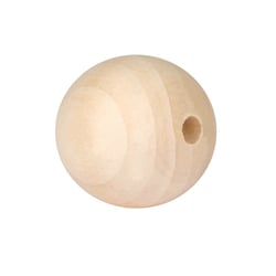 MégaCréa DIY - Perles en bois rondes 2,5 cm 15 pièces
